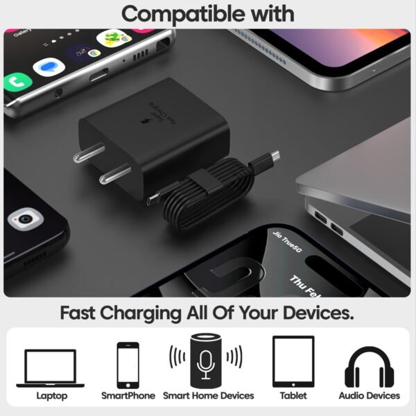Samsung 45W C-Type Super-Fast Charger Adapter for Samsung Galaxy S25