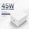 SB 45W Fast Charger Type C to C Cable