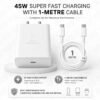 SB 45W Fast Charger Type C to C Cable
